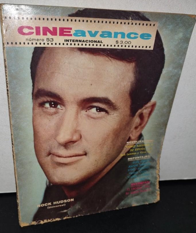 CINE AVANCE magazine side cover Issue 53 May 1965