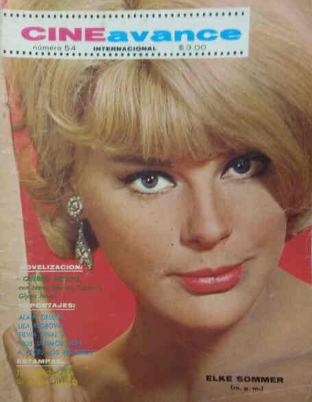 CINE AVANCE magazine side cover Issue 54 May 1965