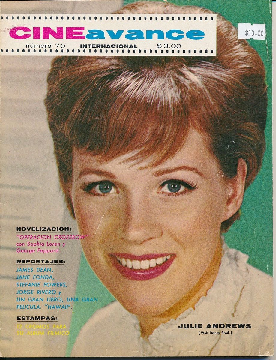 CINE AVANCE magazine side cover Issue 70  1965