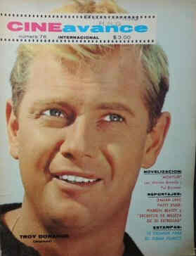 CINE AVANCE magazine side cover Issue 76  1965