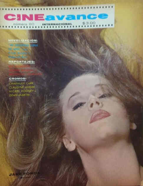 CINE AVANCE magazine side cover Issue 80 November 1965