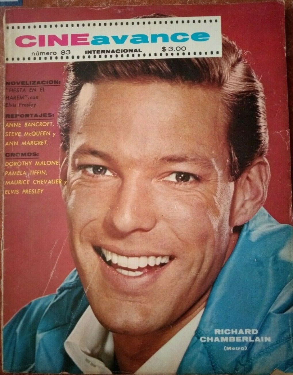 CINE AVANCE magazine side cover Issue 83  1965