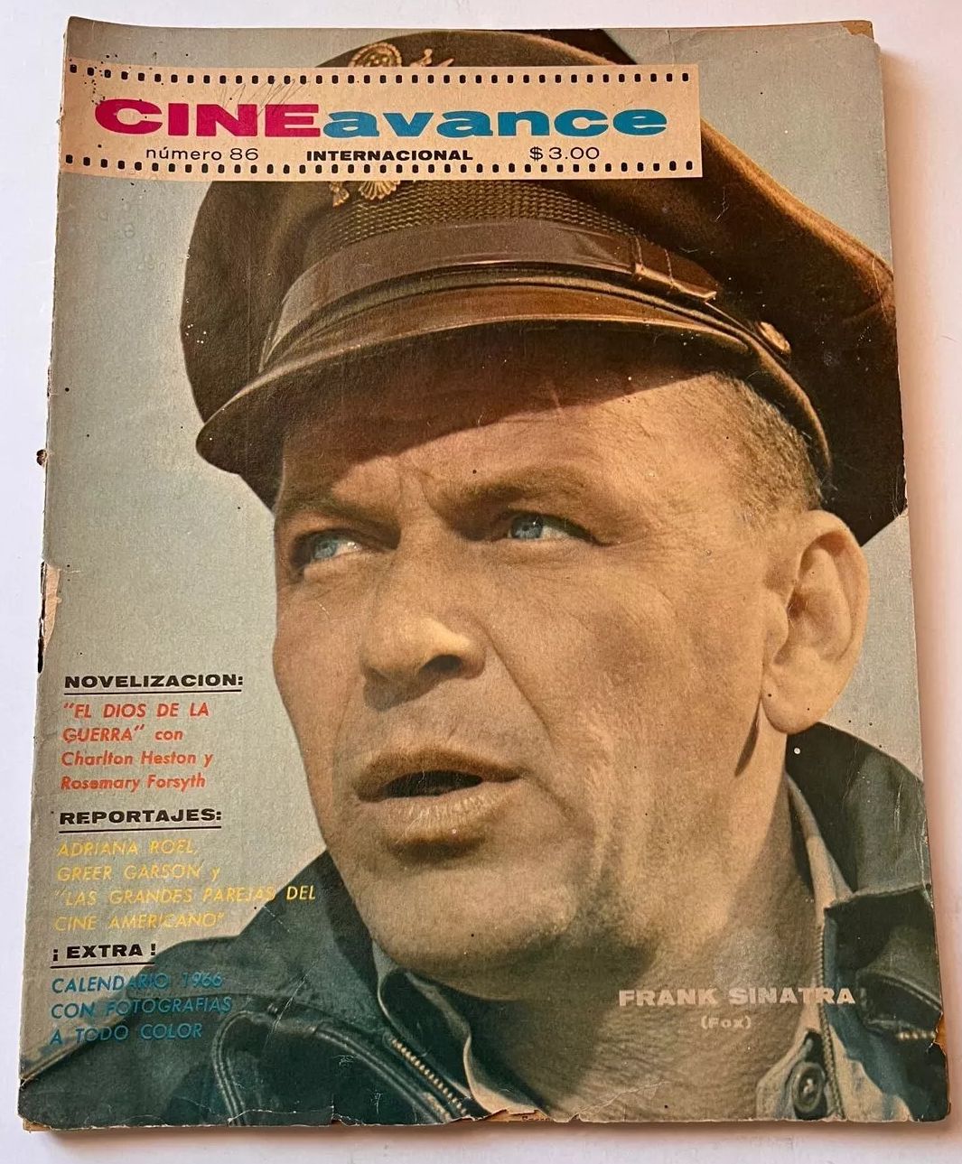 CINE AVANCE magazine side cover Issue 86 31 December 1965