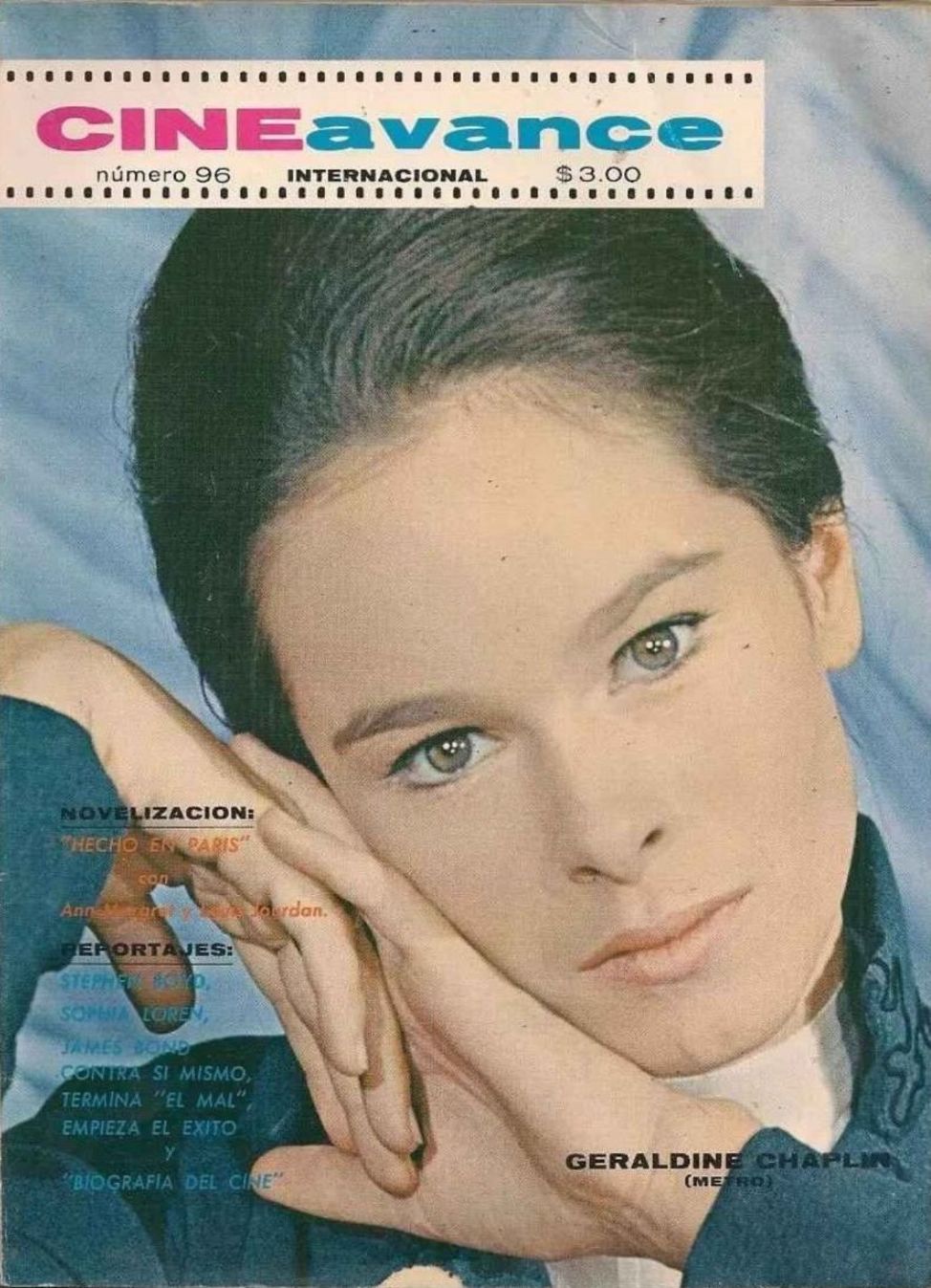 CINE AVANCE magazine side cover Issue 96  1966