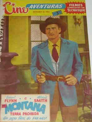 CINE AVENTURAS (Br) magazine side cover Issue 1 October 1951