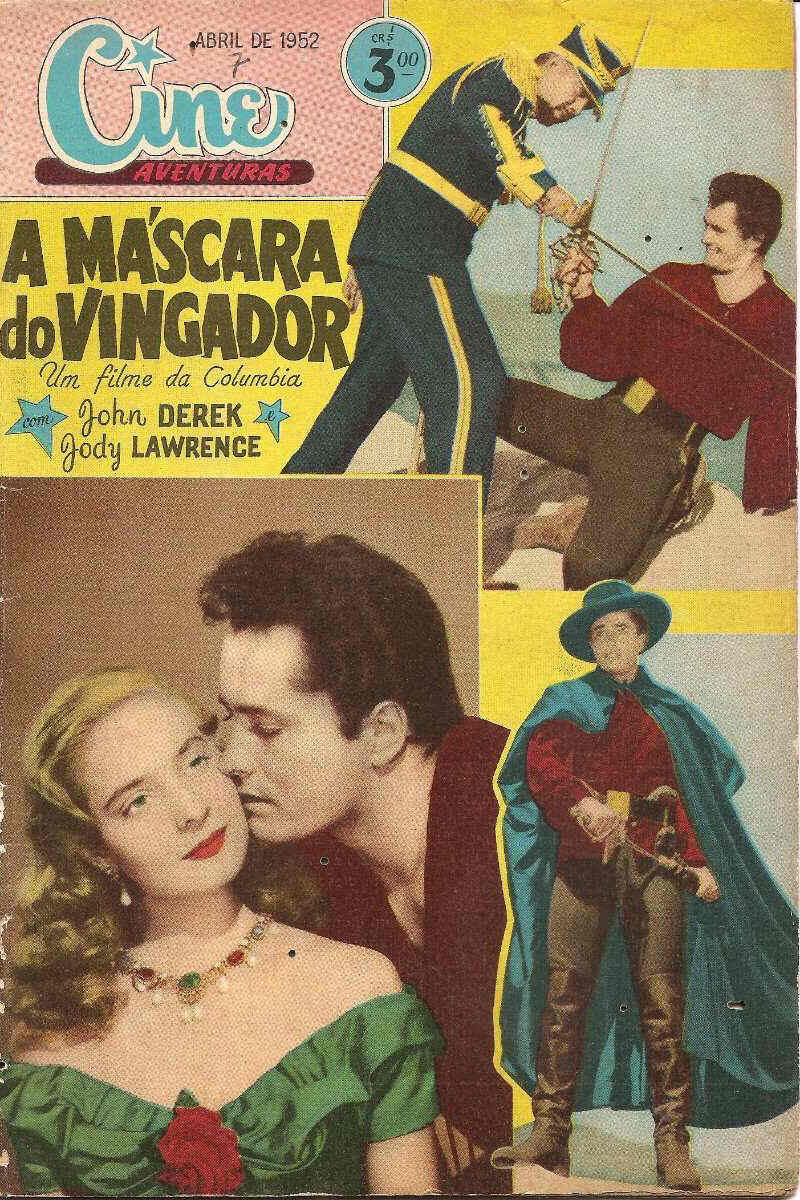 CINE AVENTURAS (Br) magazine side cover Issue 7 April 1952