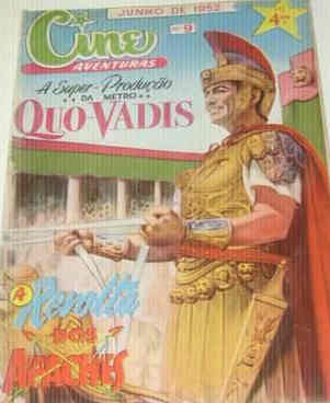 CINE AVENTURAS (Br) magazine side cover Issue 9 June 1952