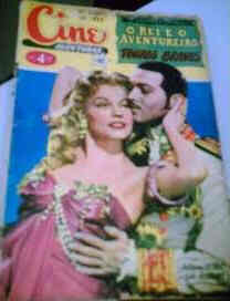 CINE AVENTURAS magazine side cover September 1952