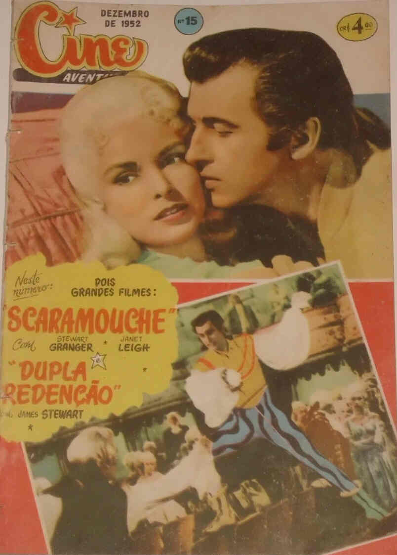 CINE AVENTURAS (Br) magazine side cover Issue 15 December 1952