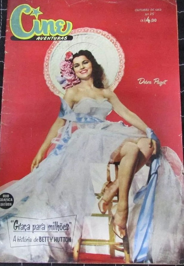 CINE AVENTURAS (Br) magazine side cover Issue 25 October 1953