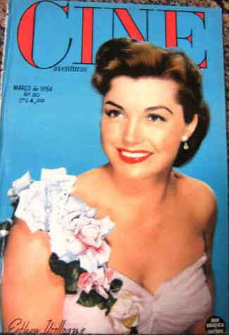 CINE AVENTURAS (Br) magazine side cover Issue 30 March 1954
