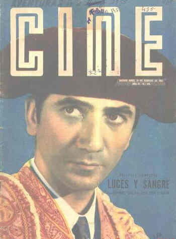 CINE AVENTURAS magazine side cover Issue 435 24 February 1955
