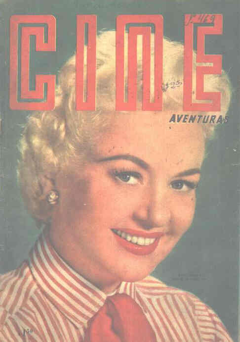 CINE AVENTURAS magazine side cover Issue 469 3 November 1955
