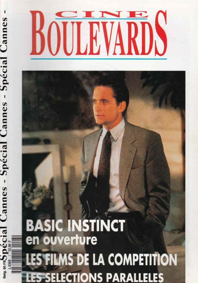 CINE BOULEVARDS magazine side cover Issue 7 March 1992