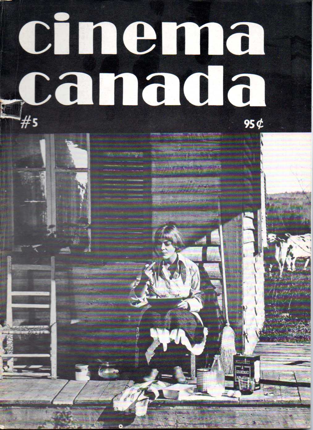CINEMA CANADA magazine side cover Issue 5  1972