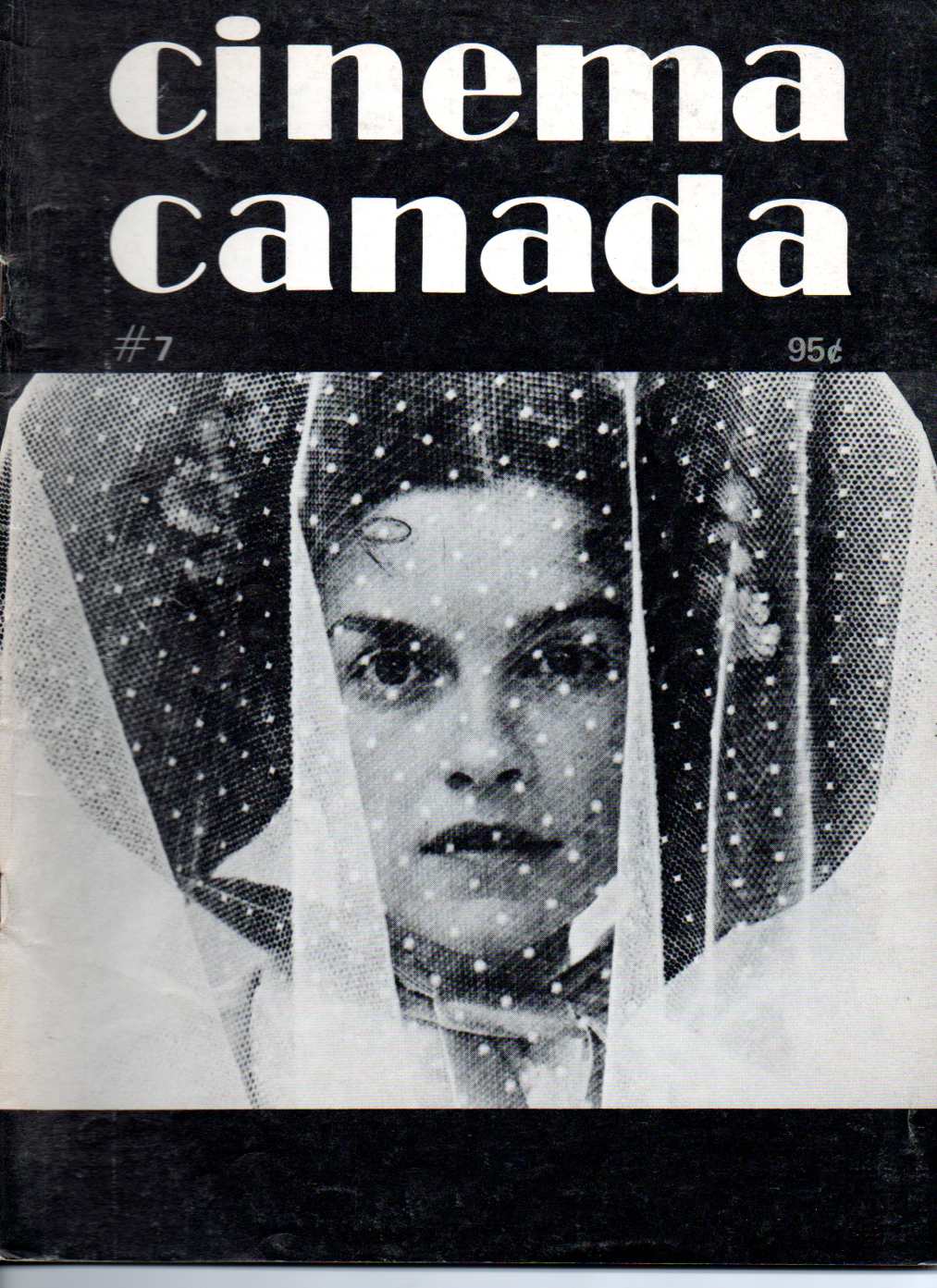 CINEMA CANADA magazine side cover Issue 7  1973