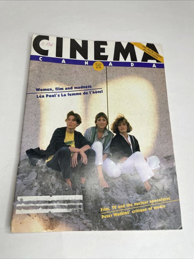 CINEMA CANADA magazine side cover Issue 111  1984