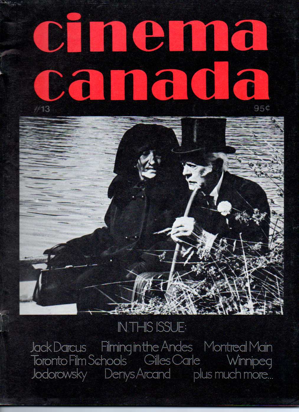 CINEMA CANADA magazine side cover Issue 13 April/May 1974