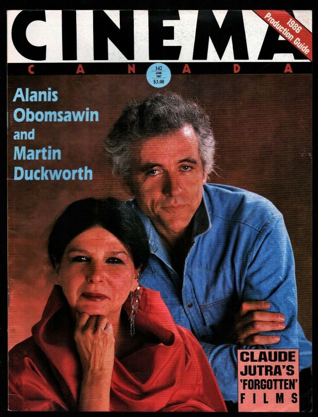 CINEMA CANADA magazine side cover Issue 142  1987