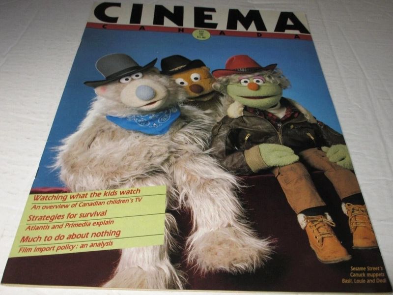 CINEMA CANADA magazine side cover Issue 153 June 1988