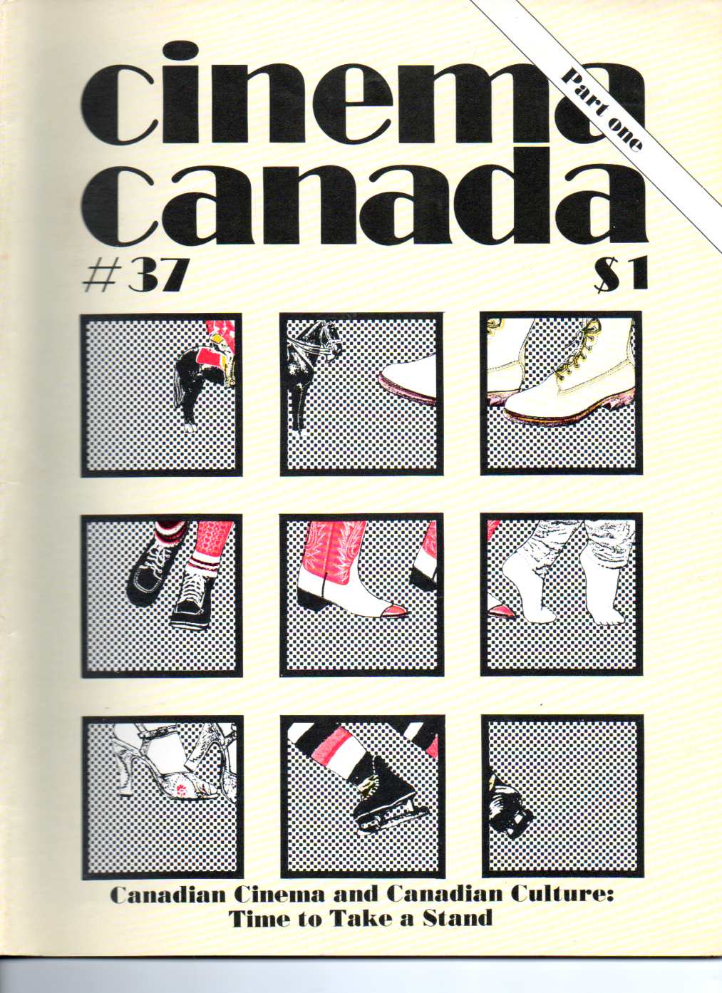 CINEMA CANADA magazine side cover Issue 37  1977