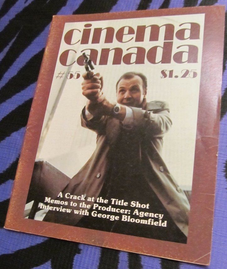 CINEMA CANADA magazine side cover Issue 55  1979