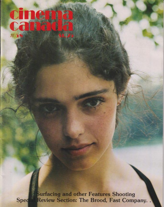 CINEMA CANADA magazine side cover Issue 58  1979