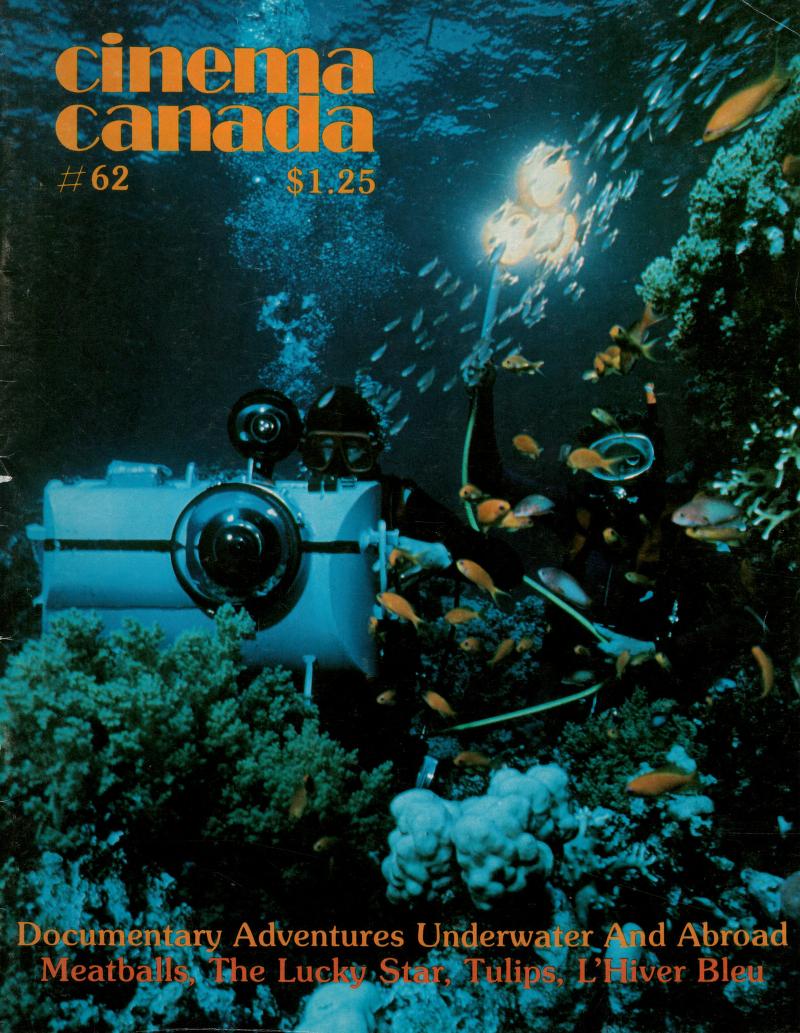 CINEMA CANADA magazine side cover Issue 62 February 1980