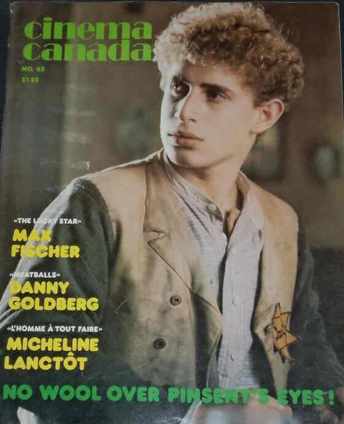 CINEMA CANADA magazine side cover Issue 65  1980