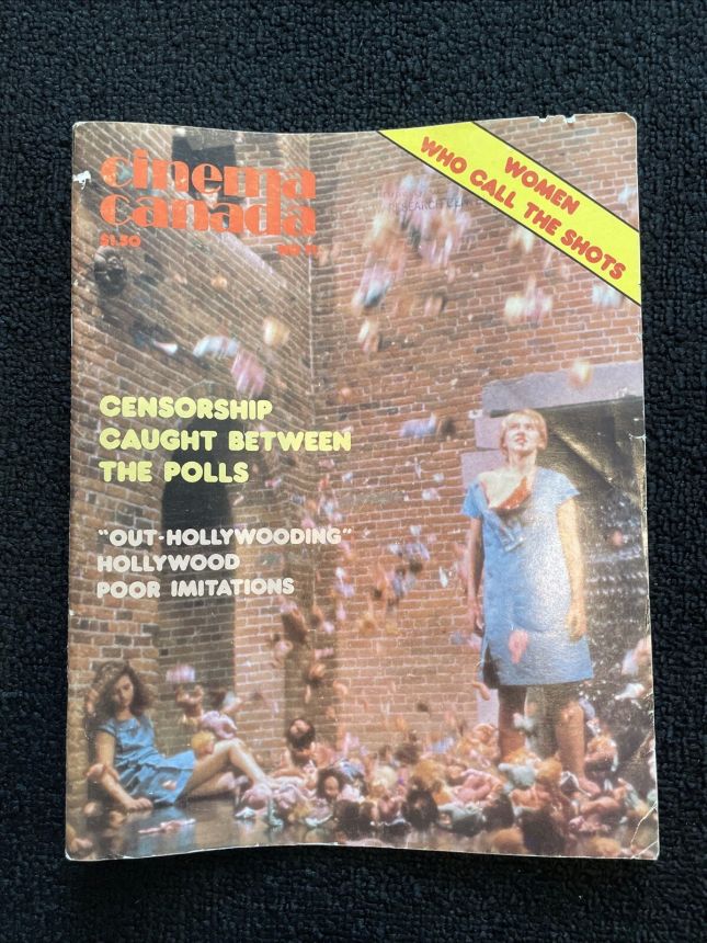 CINEMA CANADA magazine side cover Issue 71  1981