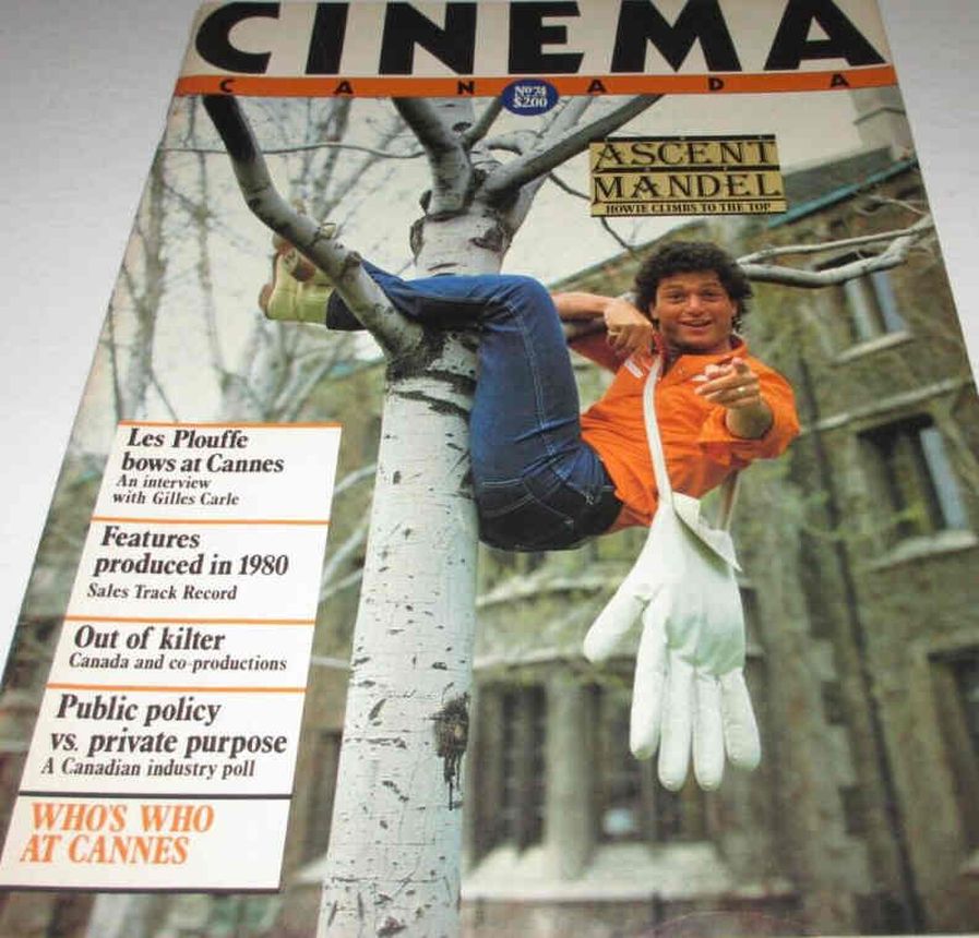 CINEMA CANADA magazine side cover Issue 74  1981