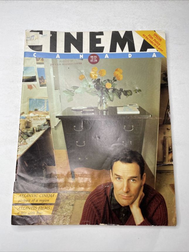 CINEMA CANADA magazine side cover Issue 90/91  1982