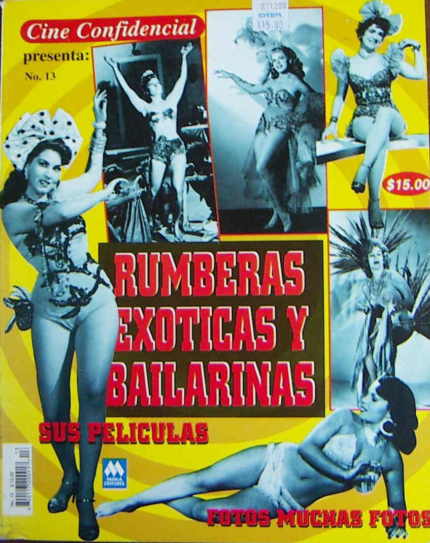 CINE CONFIDENCIAL magazine side cover Issue 13 September 2000