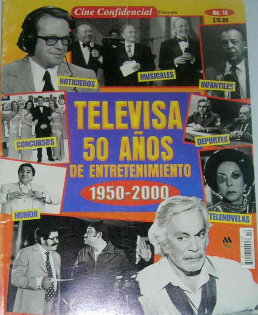 CINE CONFIDENCIAL magazine side cover Issue 14 December 2000