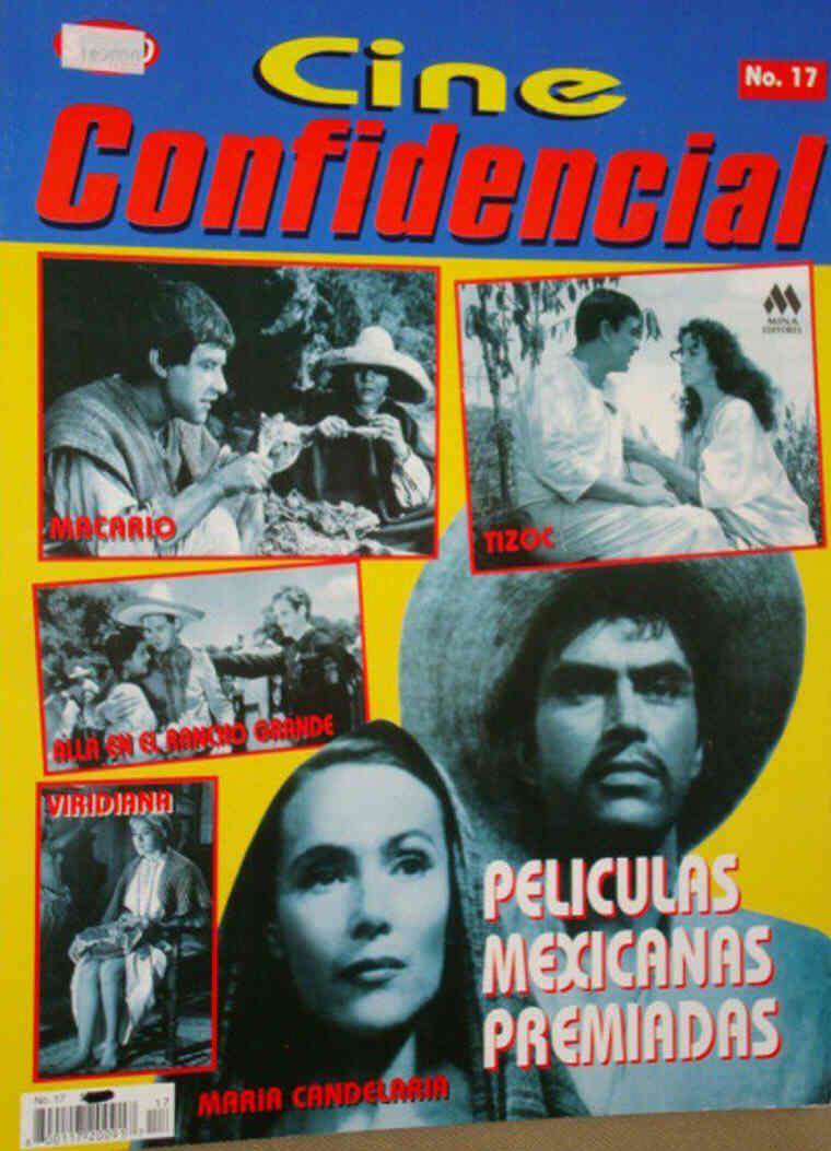 CINE CONFIDENCIAL magazine side cover Issue 17  2001