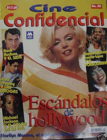 CINE CONFIDENCIAL magazine side cover Issue 20 September 2001