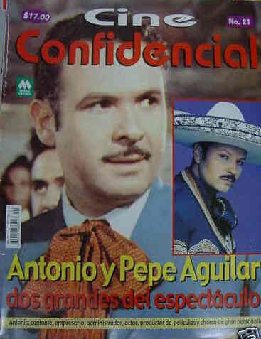 CINE CONFIDENCIAL magazine side cover Issue 21 November 2001