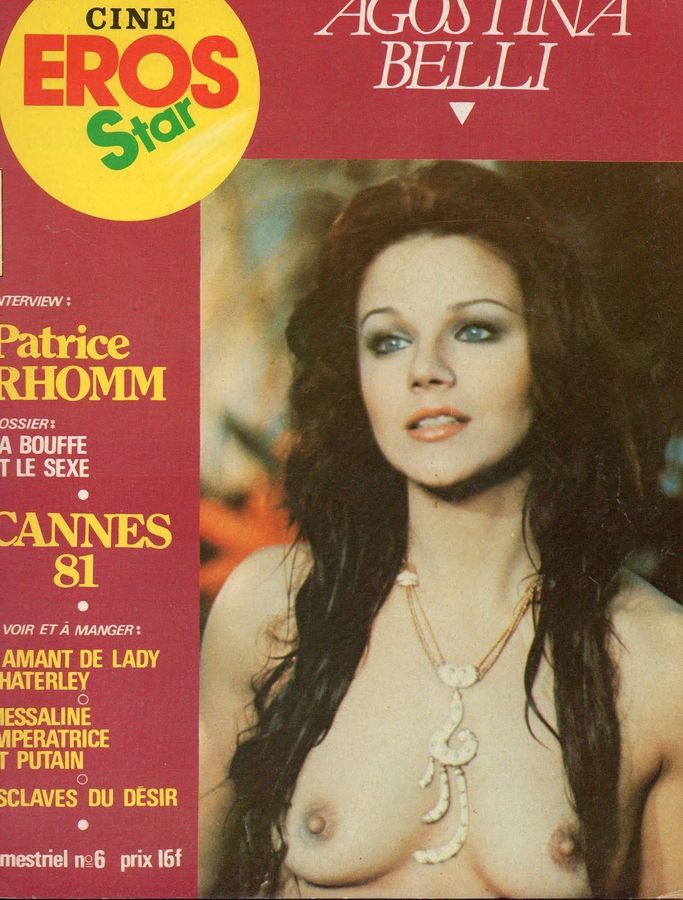 CINE EROS STAR magazine side cover Issue 6 July/August/September 1981