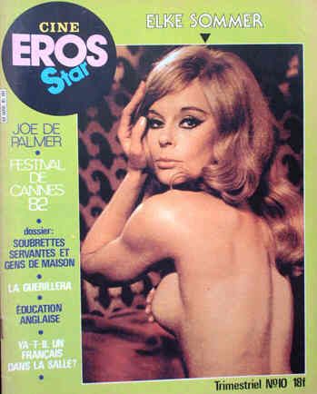 CINE EROS STAR magazine side cover Issue 10  1982