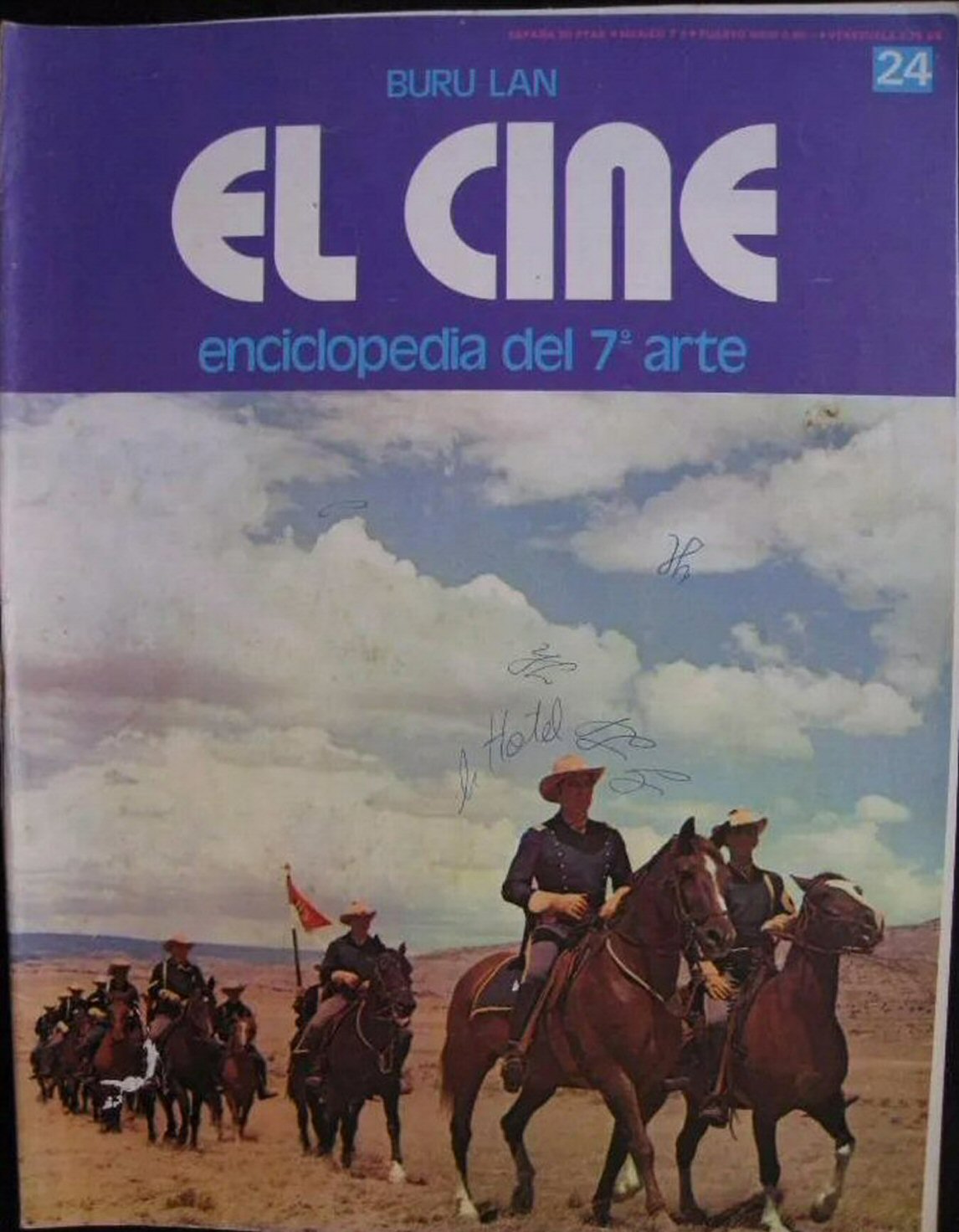 CINE | EL (Enciclopedia Del 7 Arte) magazine side cover Issue 24  