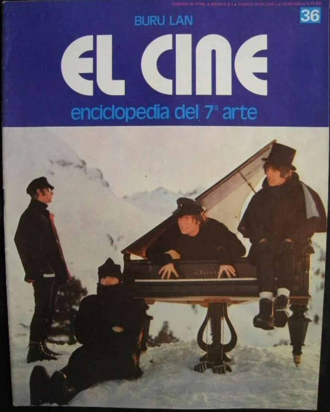 CINE | EL (Enciclopedia Del 7 Arte) magazine side cover Issue 36  