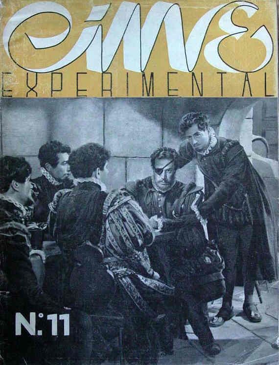 CINE EXPERIMENTAL magazine side cover Issue 11 August/September 1946