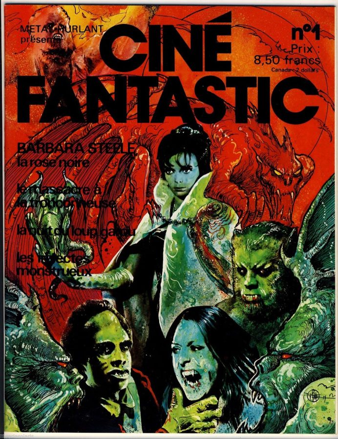 CINE FANTASTIC magazine side cover Issue 1  1977