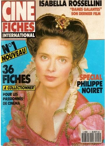 CINE FICHES INTERNATIONAL magazine side cover Issue 1  1991