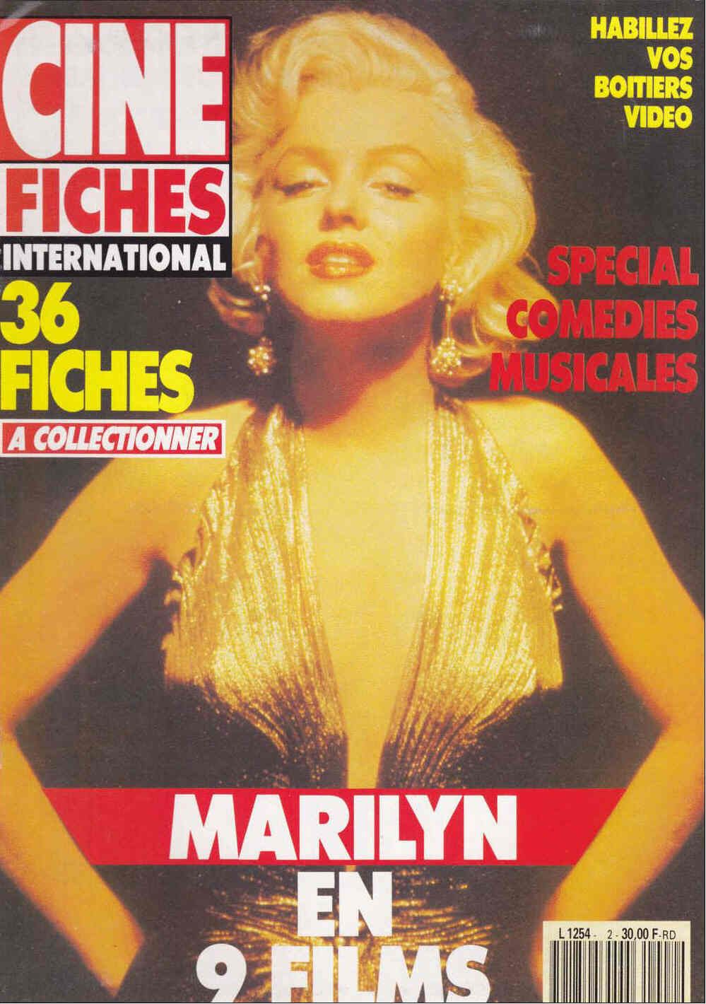 CINE FICHES INTERNATIONAL magazine side cover Issue 2 March 1991