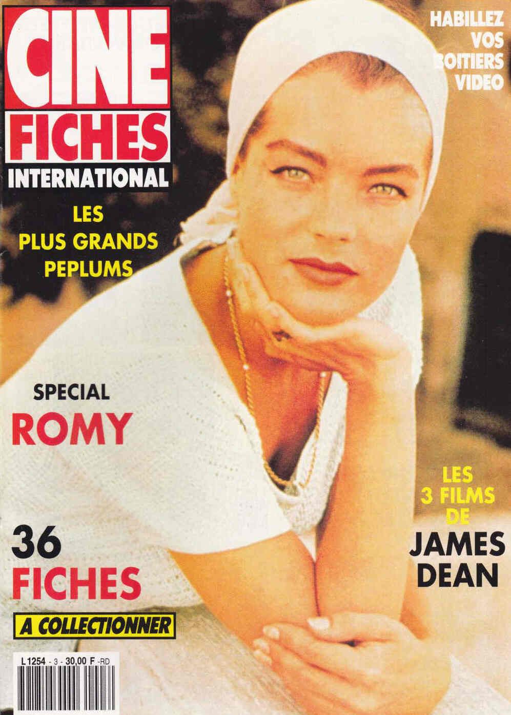 CINE FICHES INTERNATIONAL magazine side cover Issue 3  