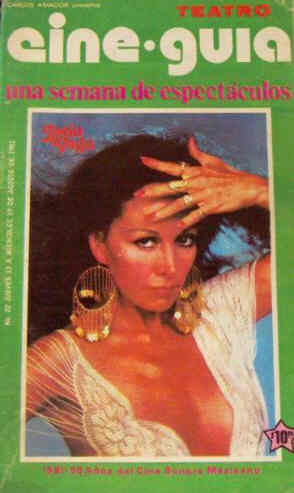 CINE GUIA magazine side cover Issue 22 13 August 1981