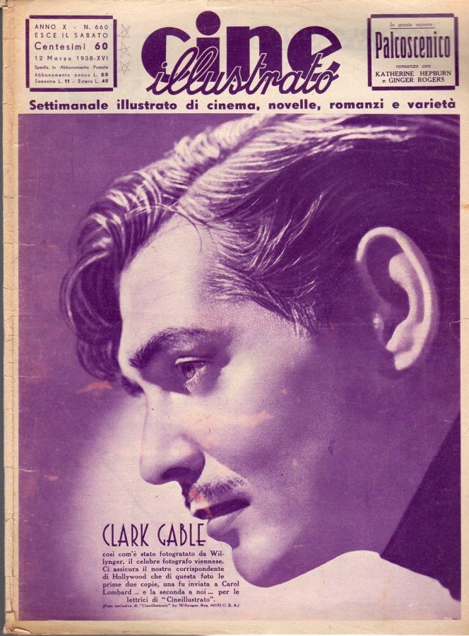 CINE ILLUSTRATO magazine side cover Issue 660 12 March 1938