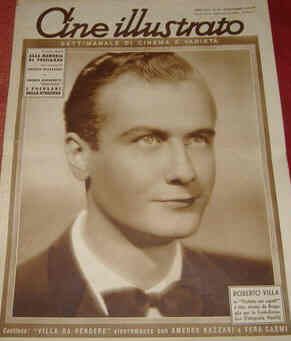 CINE ILLUSTRATO magazine side cover Issue 49 30 November 1941