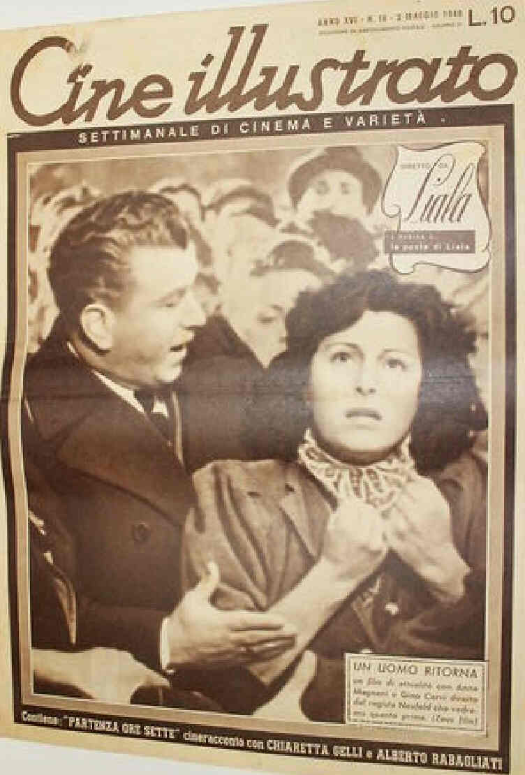 CINE ILLUSTRATO magazine side cover Issue 18 2 May 1946